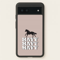 Hayy Hayy Hayy - Horses  - Horses Phone Case for Google Pixel 6a