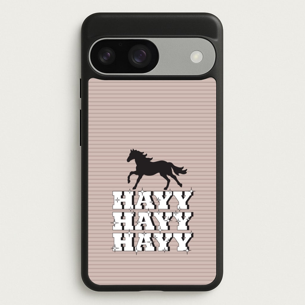 Hayy Hayy Hayy - Horses  - Horses Phone Case for Google Pixel 9 / 9 Pro