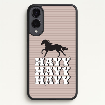 Hayy Hayy Hayy - Horses  - Horses Phone Case for Galaxy S25 Edge