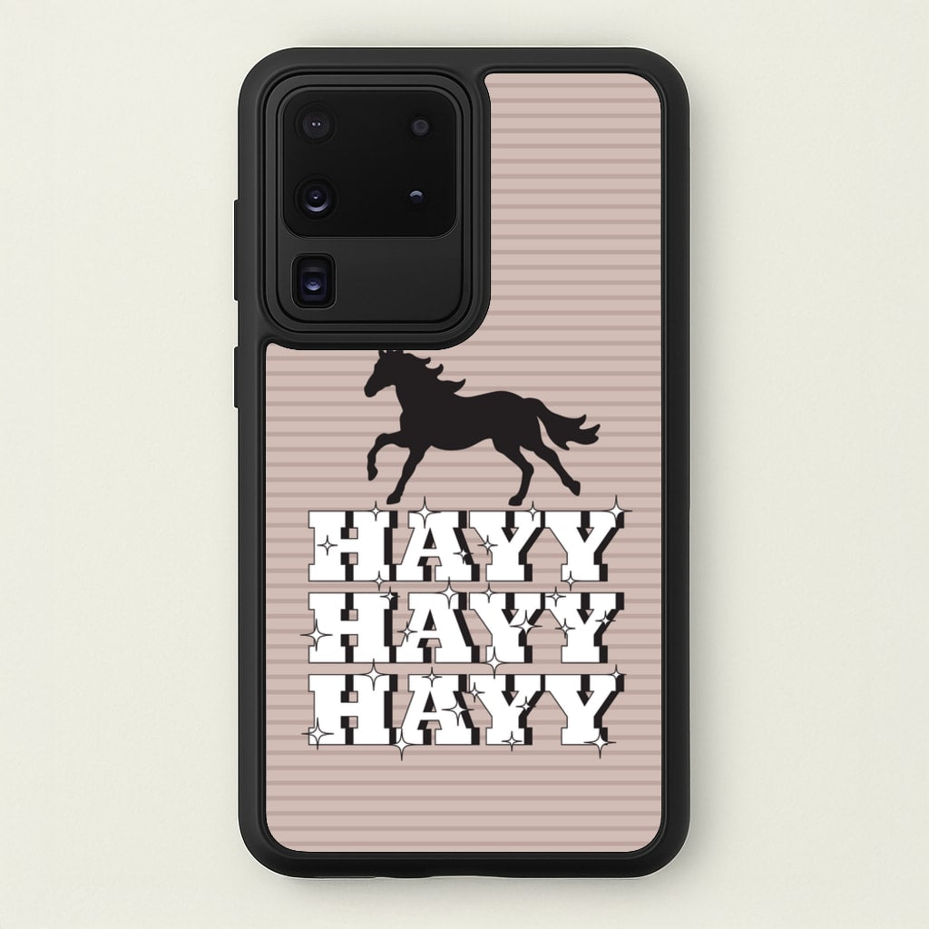 Hayy Hayy Hayy - Horses  - Horses Phone Case for Galaxy S20 Ultra