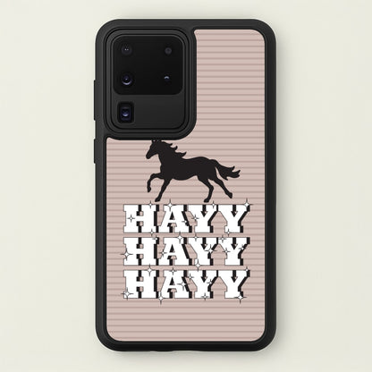 Hayy Hayy Hayy - Horses  - Horses Phone Case for Galaxy S20 Ultra