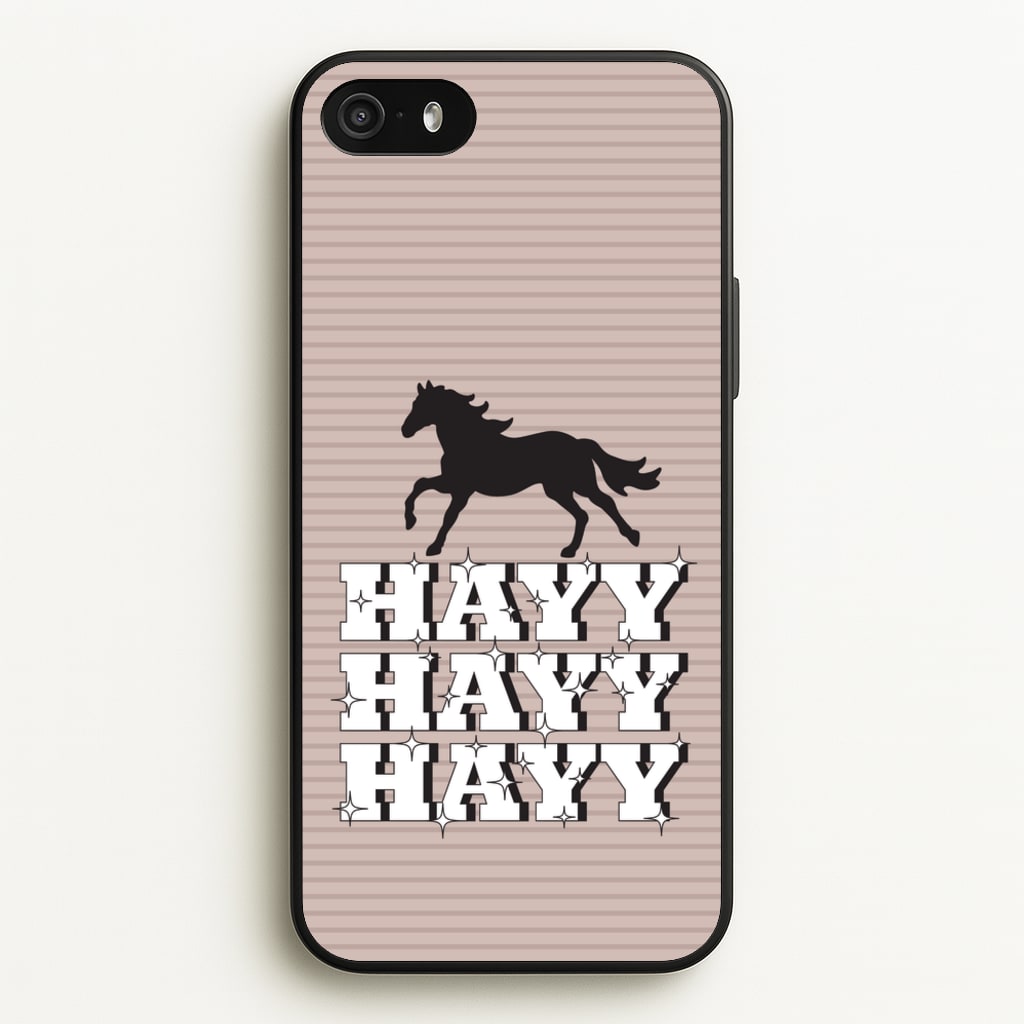 Hayy Hayy Hayy - Horses  - Horses Phone Case for iPhone 5 / 5s / SE 2016
