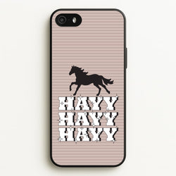 Hayy Hayy Hayy - Horses  - Horses Phone Case for iPhone 5 / 5s / SE 2016