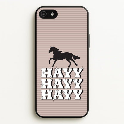 Hayy Hayy Hayy - Horses  - Horses Phone Case for iPhone 5 / 5s / SE 2016