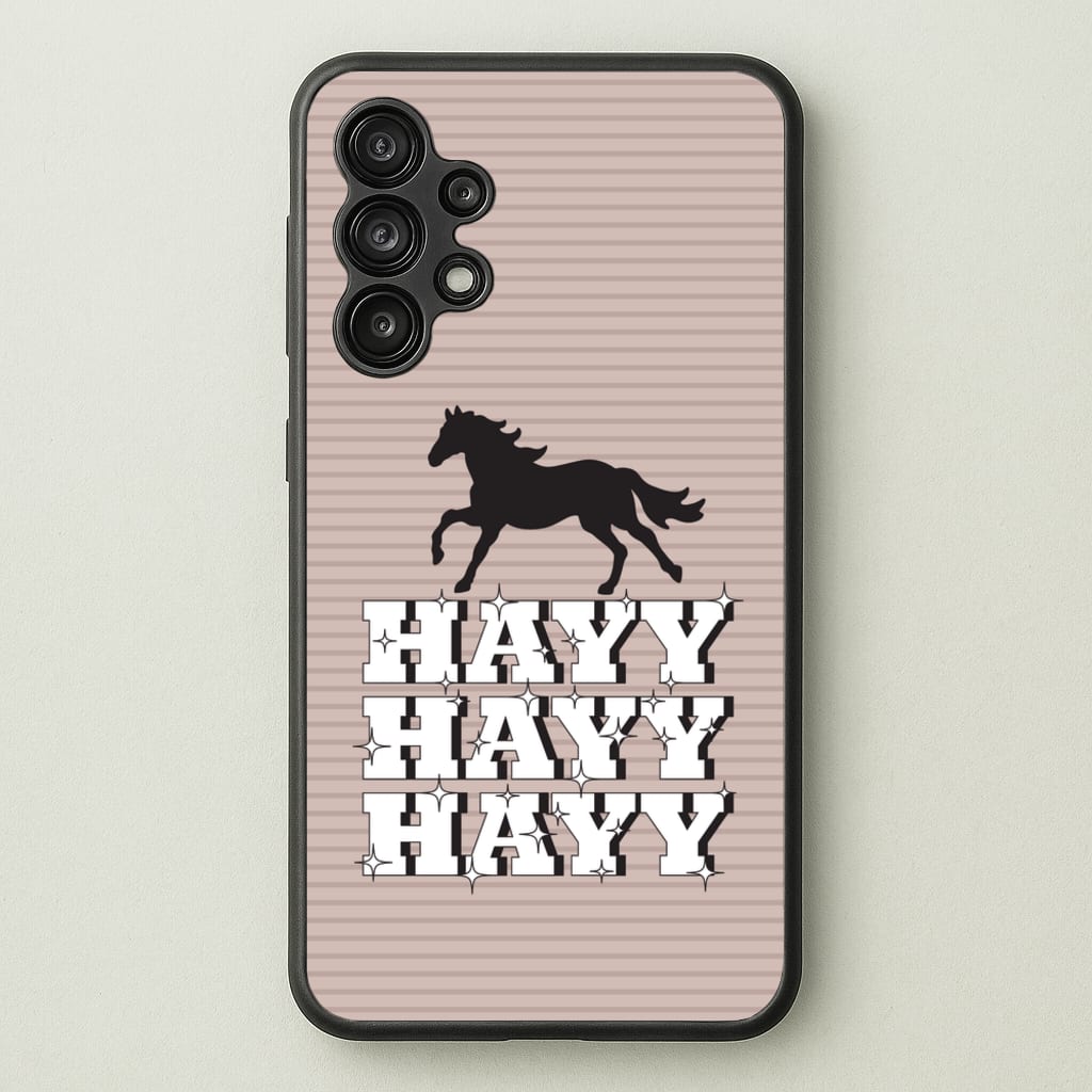 Hayy Hayy Hayy - Horses  - Horses Phone Case for Galaxy A13