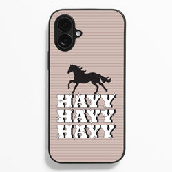 Hayy Hayy Hayy - Horses  - Horses Phone Case for iPhone 16 Plus