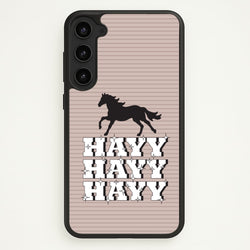 Hayy Hayy Hayy - Horses  - Horses Phone Case for Galaxy S23
