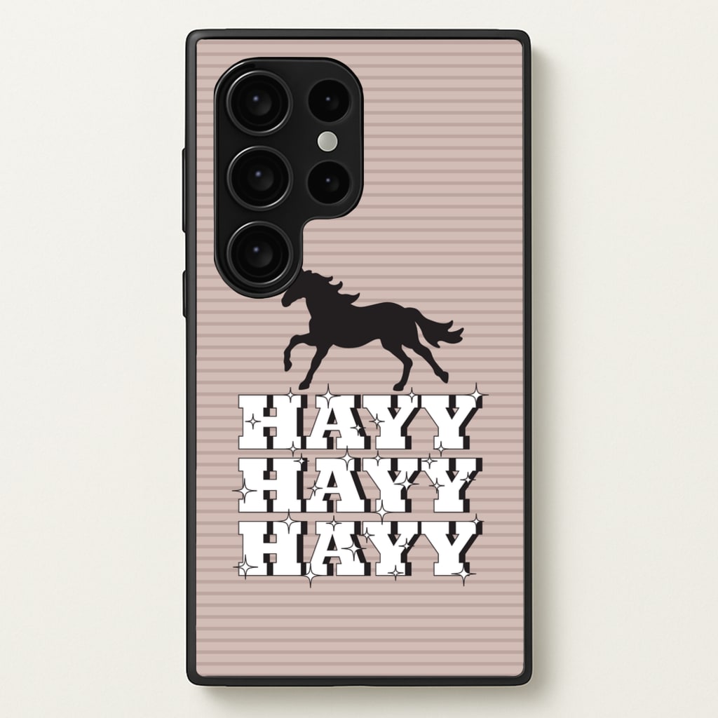 Hayy Hayy Hayy - Horses  - Horses Phone Case for Galaxy S24 Ultra