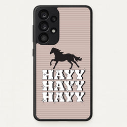 Hayy Hayy Hayy - Horses  - Horses Phone Case for Galaxy A33