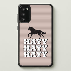 Hayy Hayy Hayy - Horses  - Horses Phone Case for Galaxy A41