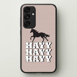 Hayy Hayy Hayy - Horses  - Horses Phone Case for Galaxy A35