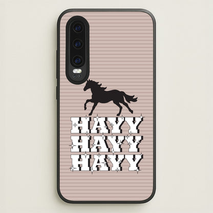 Hayy Hayy Hayy - Horses  - Horses Phone Case for Huawei P30