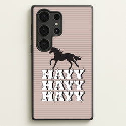 Hayy Hayy Hayy - Horses  - Horses Phone Case for Galaxy S25 Ultra