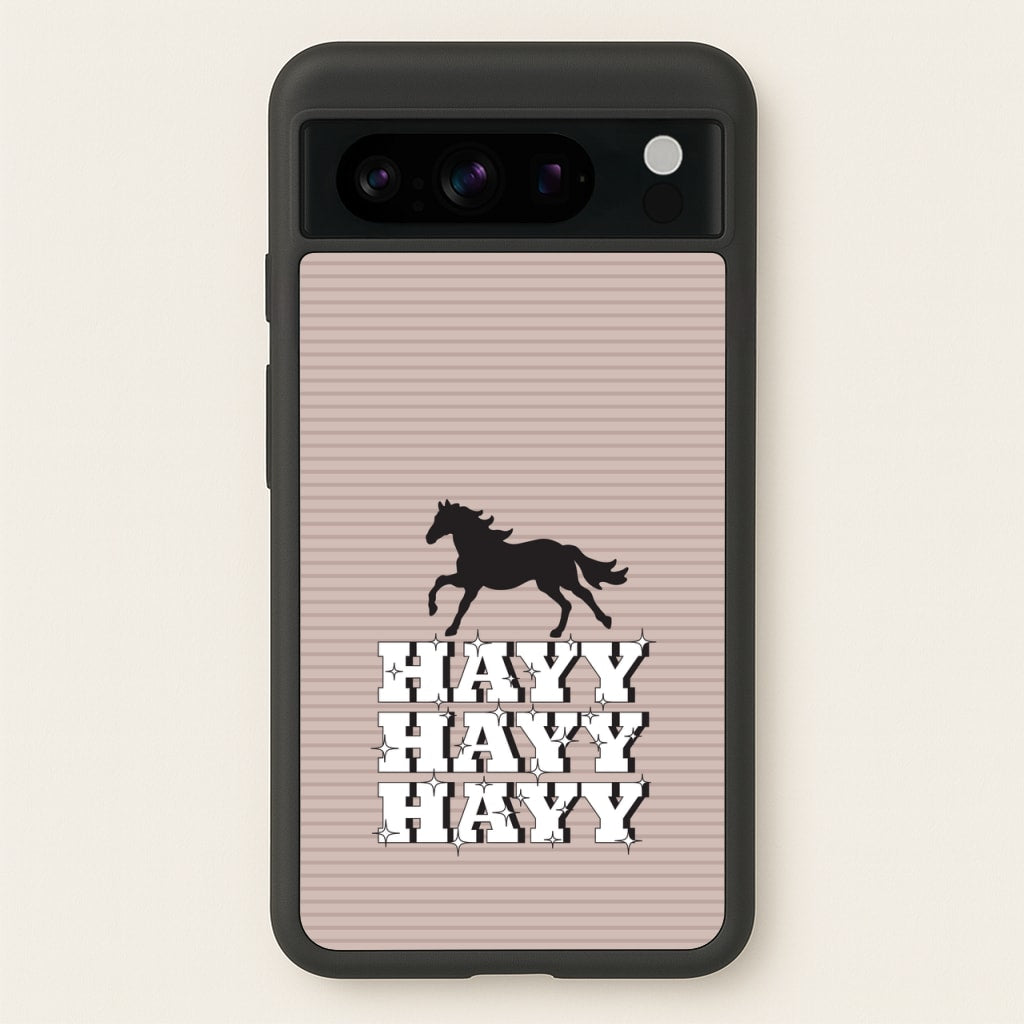 Hayy Hayy Hayy - Horses  - Horses Phone Case for Google Pixel 8 Pro