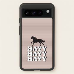 Hayy Hayy Hayy - Horses  - Horses Phone Case for Google Pixel 8 Pro