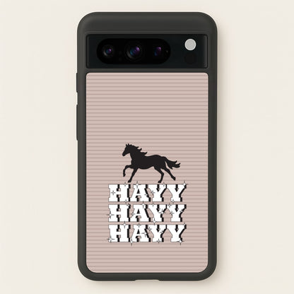 Hayy Hayy Hayy - Horses  - Horses Phone Case for Google Pixel 8 Pro
