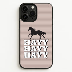 Hayy Hayy Hayy - Horses  - Horses Phone Case for iPhone 11 Pro