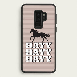 Hayy Hayy Hayy - Horses  - Horses Phone Case for Galaxy S9 Plus