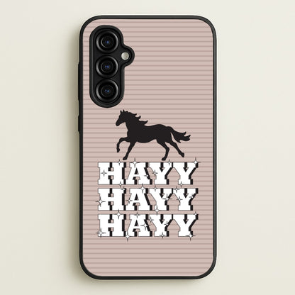 Hayy Hayy Hayy - Horses  - Horses Phone Case for Galaxy A54