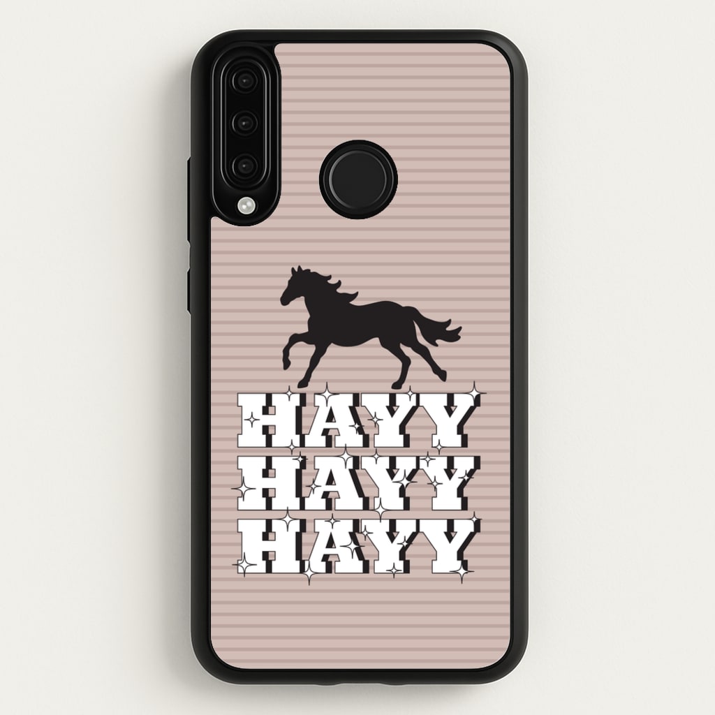 Hayy Hayy Hayy - Horses  - Horses Phone Case for Huawei P30 Lite