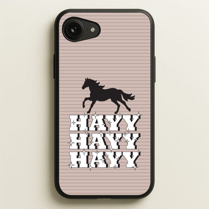 Hayy Hayy Hayy - Horses  - Horses Phone Case for iPhone 16e