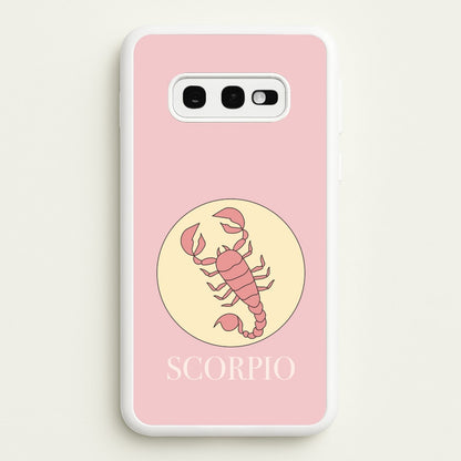Scorpio - Tarot Cards  - Horoscope Phone Case for Galaxy S10e