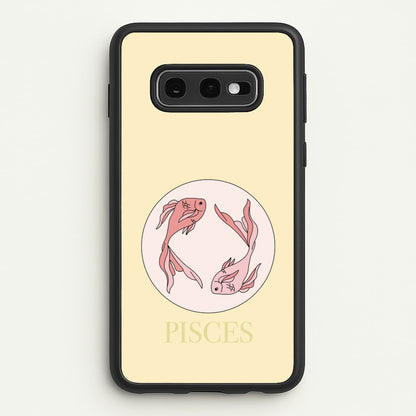 Pisces - Tarot Cards  - Horoscope Phone Case for Galaxy S10e