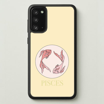 Pisces - Tarot Cards  - Horoscope Phone Case for Galaxy Note 20