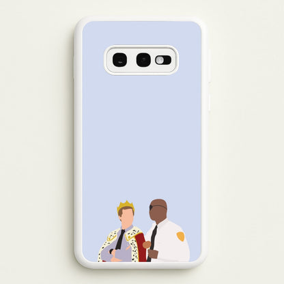 Jake and Holt B99 - Halloween Specials  - Halloween Specials Phone Case for Galaxy S10e
