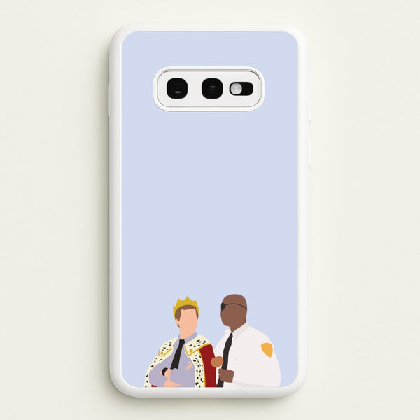 Jake and Holt B99 - Halloween Specials  - Halloween Specials Phone Case for Galaxy S10e