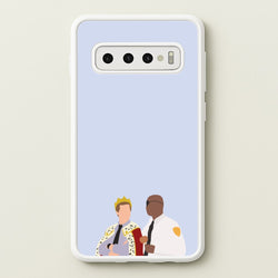Jake and Holt B99 - Halloween Specials  - Halloween Specials Phone Case for Galaxy S10