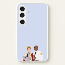 Jake and Holt B99 - Halloween Specials  - Halloween Specials Phone Case for Galaxy S25