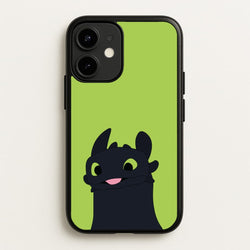Black Fury Dragon  - How To Train Your Dragon Phone Case for iPhone 12 Mini