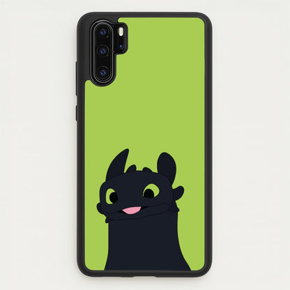 Black Fury Dragon  - How To Train Your Dragon Phone Case for Huawei P30 Pro