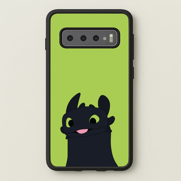 Black Fury Dragon  - How To Train Your Dragon Phone Case for Galaxy S10