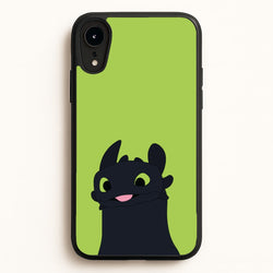 Black Fury Dragon  - How To Train Your Dragon Phone Case for iPhone XR