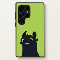 Black Fury Dragon  - How To Train Your Dragon Phone Case for Galaxy S24 Ultra