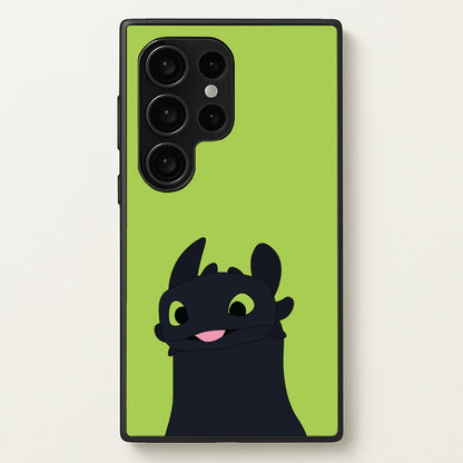 Black Fury Dragon  - How To Train Your Dragon Phone Case for Galaxy S24 Ultra