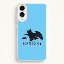 Dragon Born To Fly  - How To Train Your Dragon Phone Case for Galaxy S25 Edge