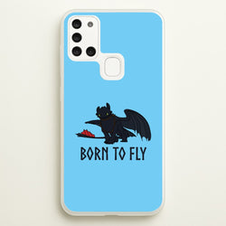 Dragon Born To Fly  - How To Train Your Dragon Phone Case for Galaxy A21s