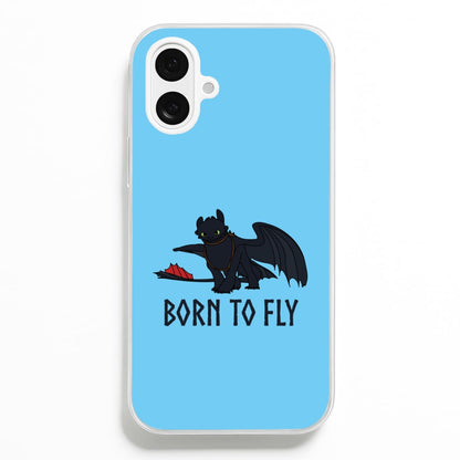 Dragon Born To Fly  - How To Train Your Dragon Phone Case for iPhone 16 Plus