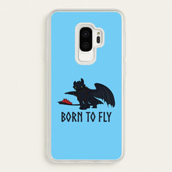 Dragon Born To Fly  - How To Train Your Dragon Phone Case for Galaxy S9 Plus