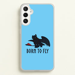 Dragon Born To Fly  - How To Train Your Dragon Phone Case for Galaxy A34
