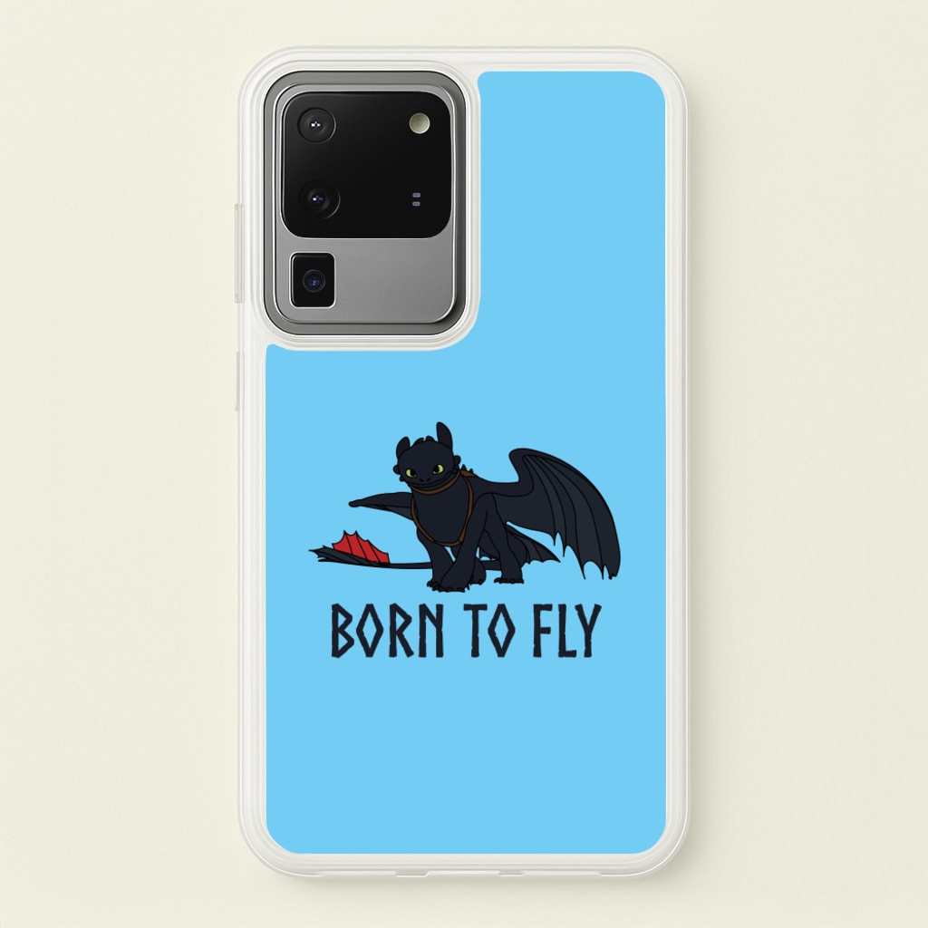 Dragon Born To Fly  - How To Train Your Dragon Phone Case for Galaxy S20 Ultra