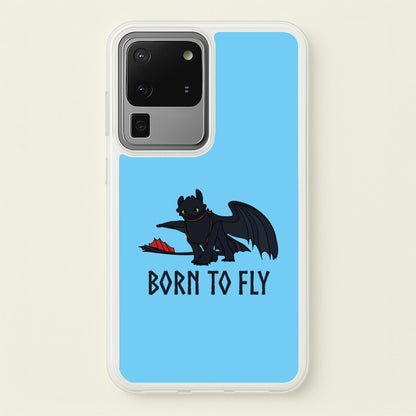 Dragon Born To Fly  - How To Train Your Dragon Phone Case for Galaxy S20 Ultra