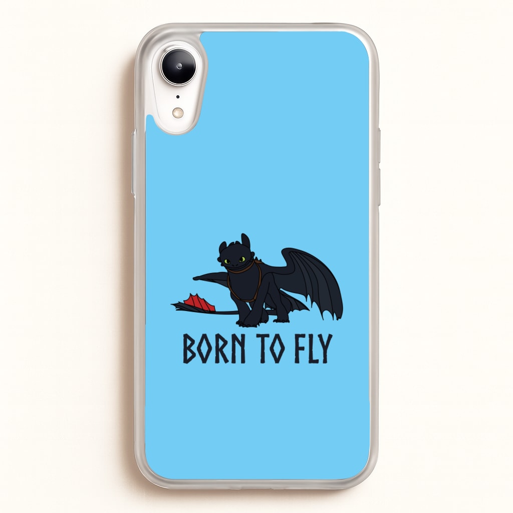 Dragon Born To Fly  - How To Train Your Dragon Phone Case for iPhone XR