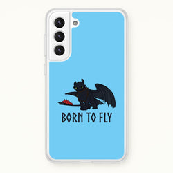 Dragon Born To Fly  - How To Train Your Dragon Phone Case for Galaxy S21 Plus