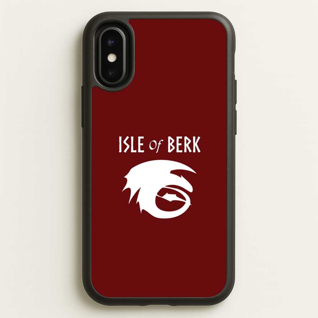 Isle Of Berk  - How To Train Your Dragon Phone Case for iPhone X / XS