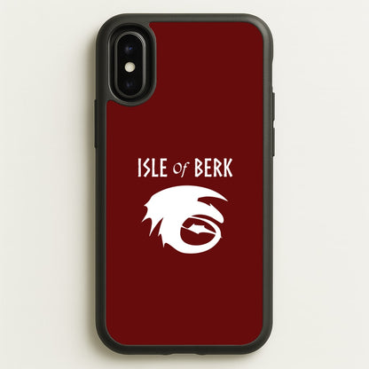 Isle Of Berk  - How To Train Your Dragon Phone Case for iPhone X / XS