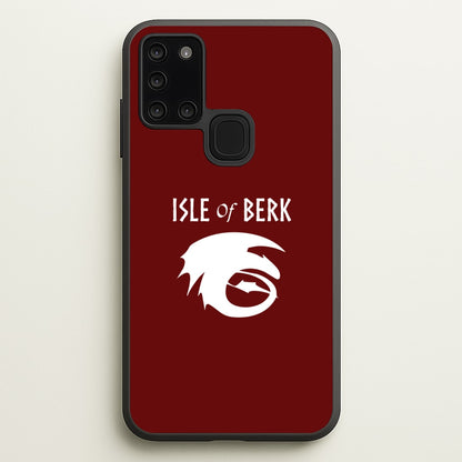 Isle Of Berk  - How To Train Your Dragon Phone Case for Galaxy A21s